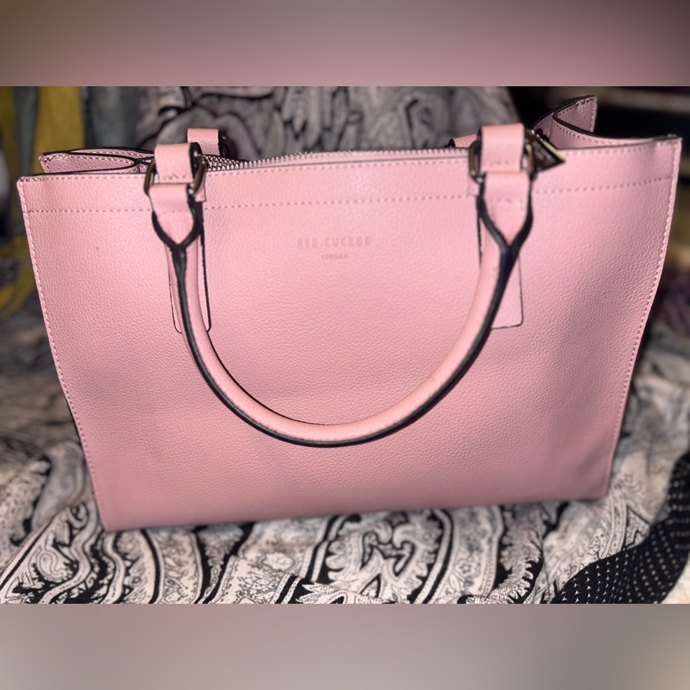 New Red Cuckoo London ~ Pink Vegan Grab Crossbody Shoulder Bag